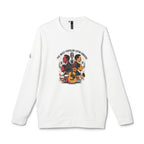 Sudadera unisex adidas de cuello redondo y forro polar