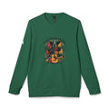 Sudadera unisex adidas de cuello redondo y forro polar