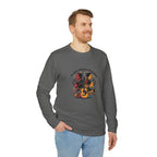 Sudadera unisex adidas de cuello redondo y forro polar