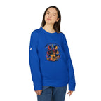 Sudadera unisex adidas de cuello redondo y forro polar
