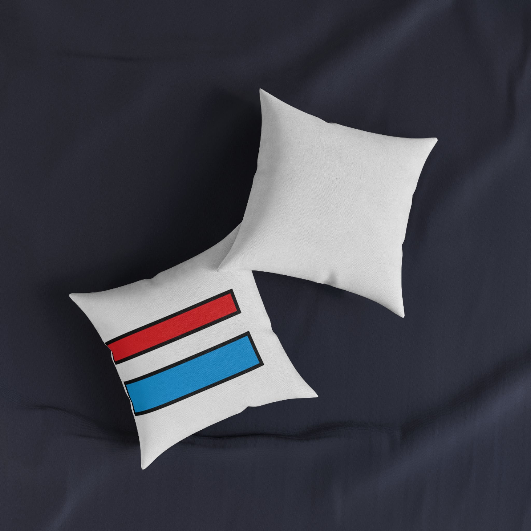 Almohada con dos rectágulos