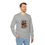 Sudadera unisex adidas de cuello redondo y forro polar